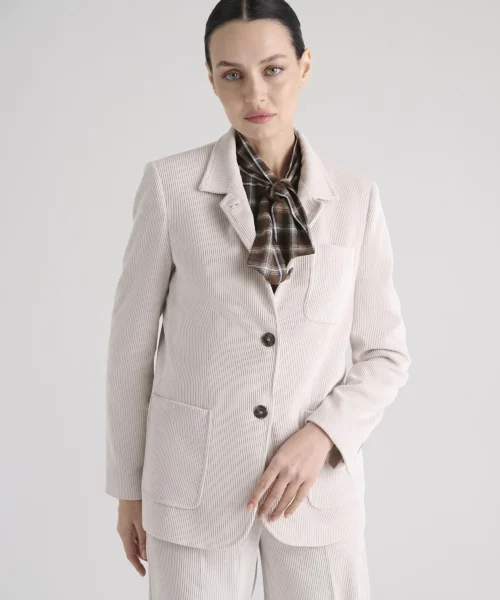 Blazer Velluto Panna - Manila Grace