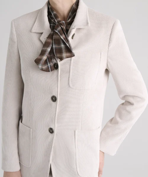 Alternative view of Blazer Velluto Panna - Manila Grace