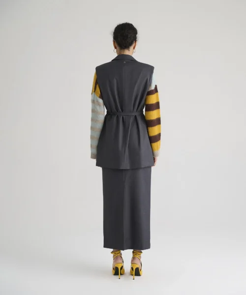 Alternative view of Gilet Grigio - Manila Grace