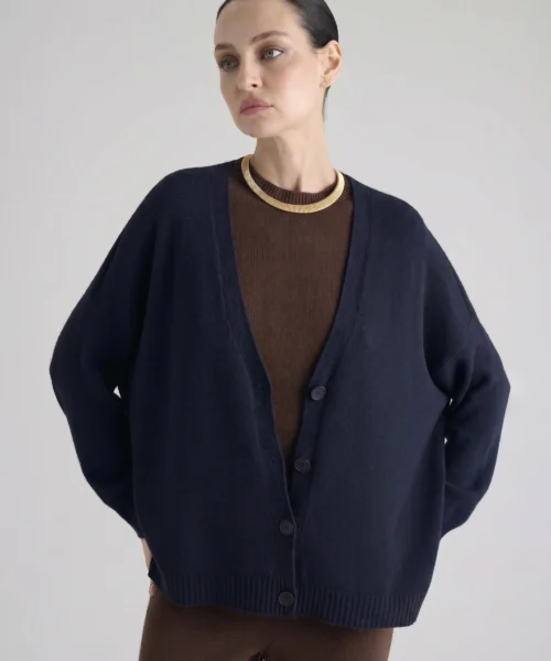 Cardigan Blu - Manila Grace