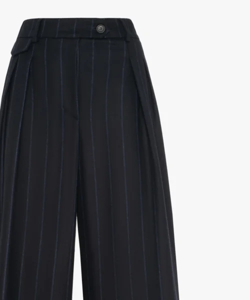 Alternative view of Pantalone Ampio Blu - Manila Grace